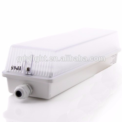 Aluminum ik10 12w battery backup 3 hours fitting emergency exit sign luminaire with motion sensor