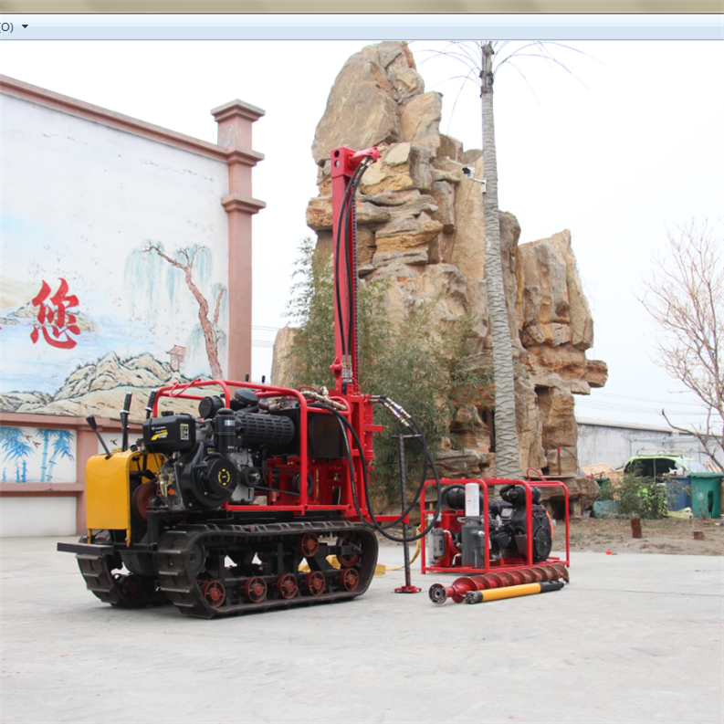 Down-the-hole drilling rig Top Hammer Air Track Drilling Rig with Air Compressor for Rock Drilling