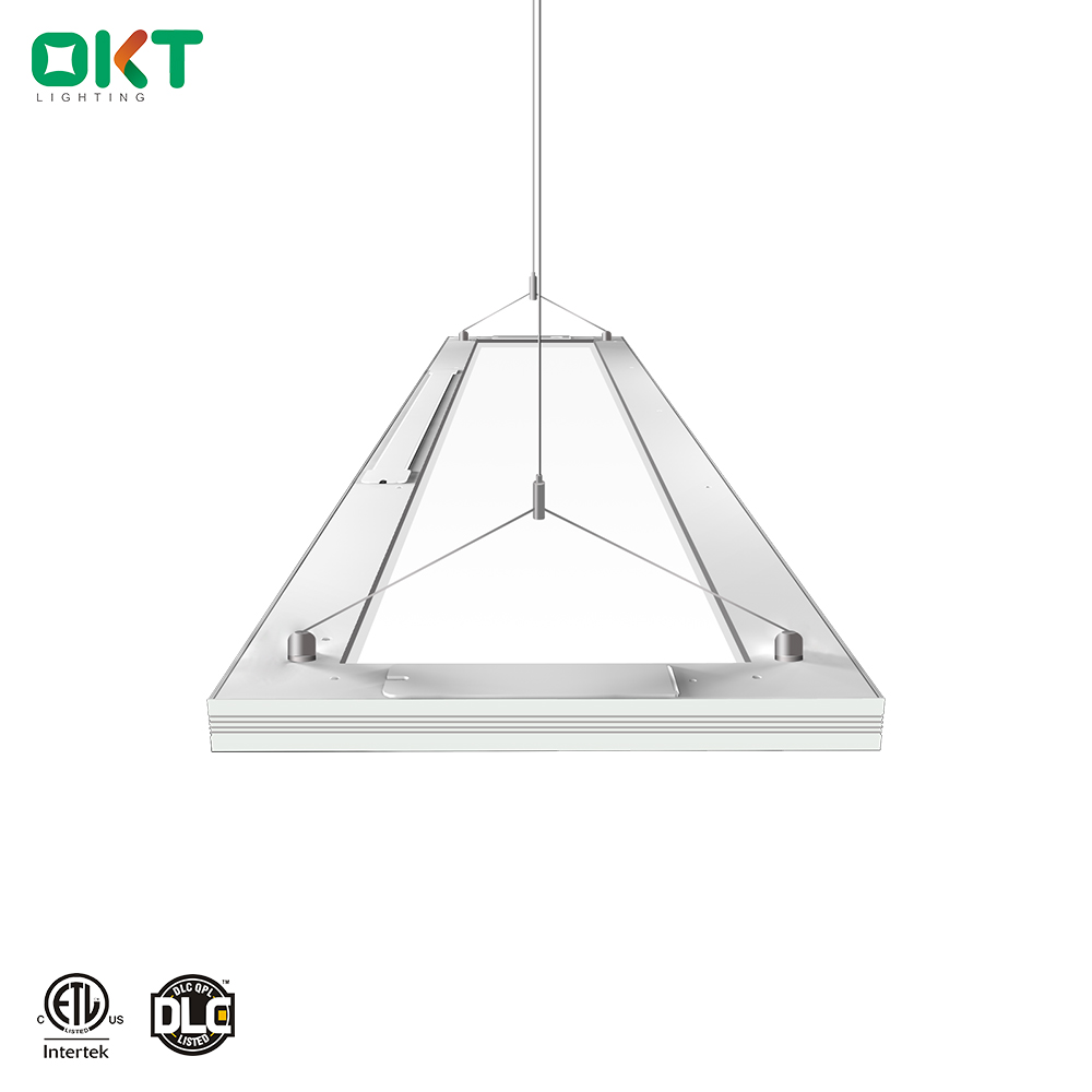 ETL. DLC Up/down Internal Driver Dimmable Pendant Transparent Panel Light