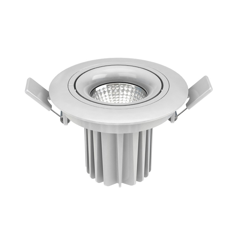 3.5 LED COB downlights with remote driver, UGR<19