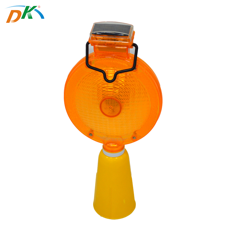 DK PS PP solar road construction roadway safety barricade warning light