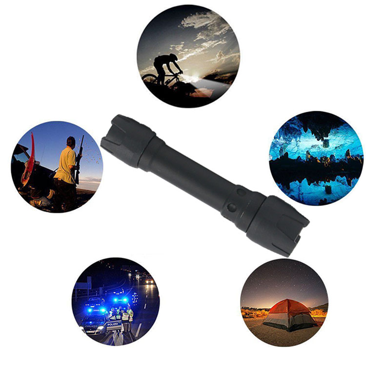 Battery Operated LED Flashlight Modern Hand Torch Lamp