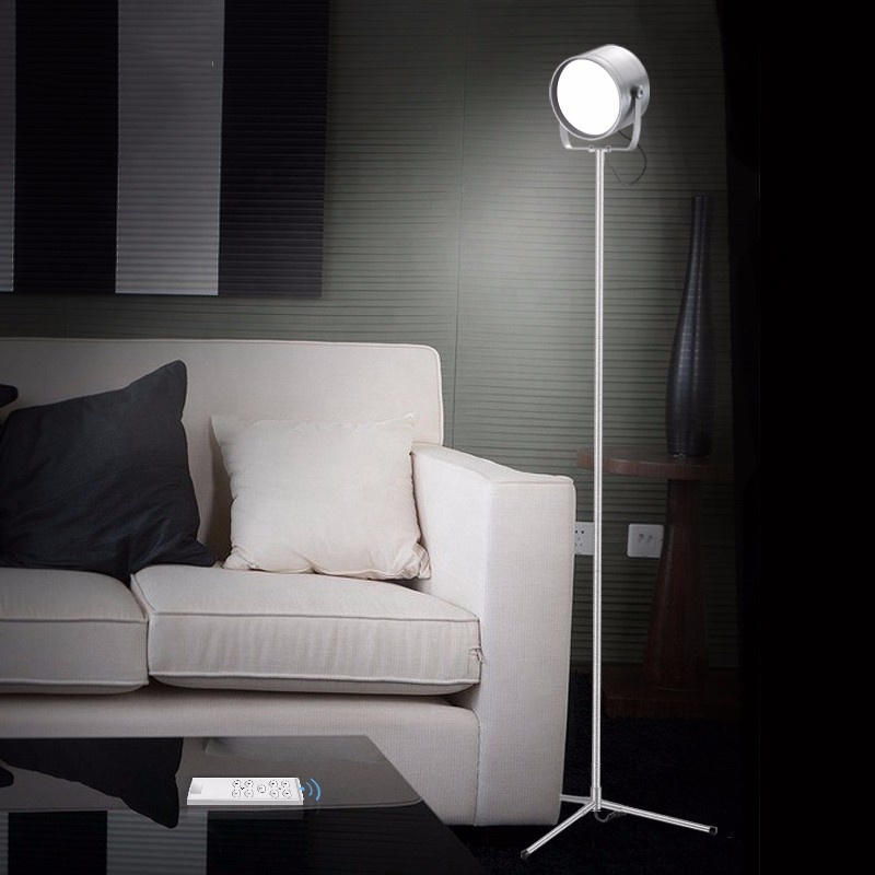 Adjustable Standing LED Floor Lamp Infrared Remote Control Modern Style Lamps Lighting