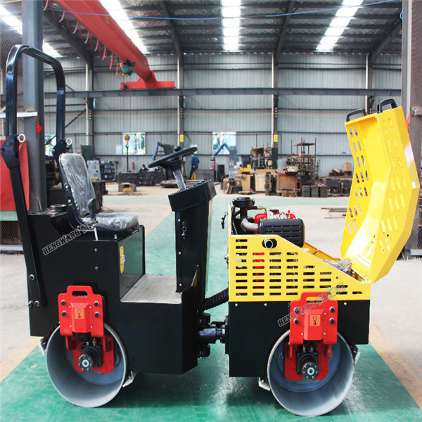 Double drum fullyl hydraulic vibratory tandem 1t road roller