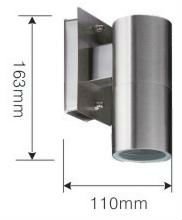 35 watts GU10 IP44 stainless steel outdoor wall light (PS-SSL007)