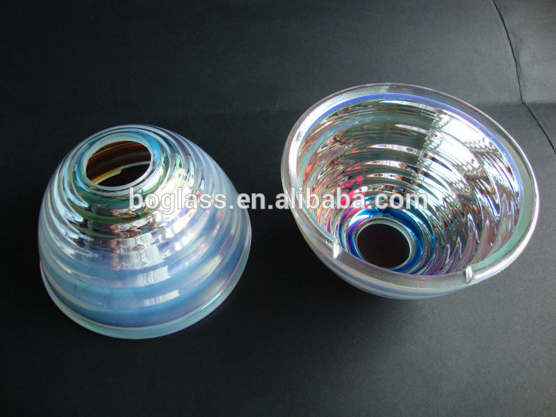 coated glass reflector with borosilicate glass material for 2000w glass bulb