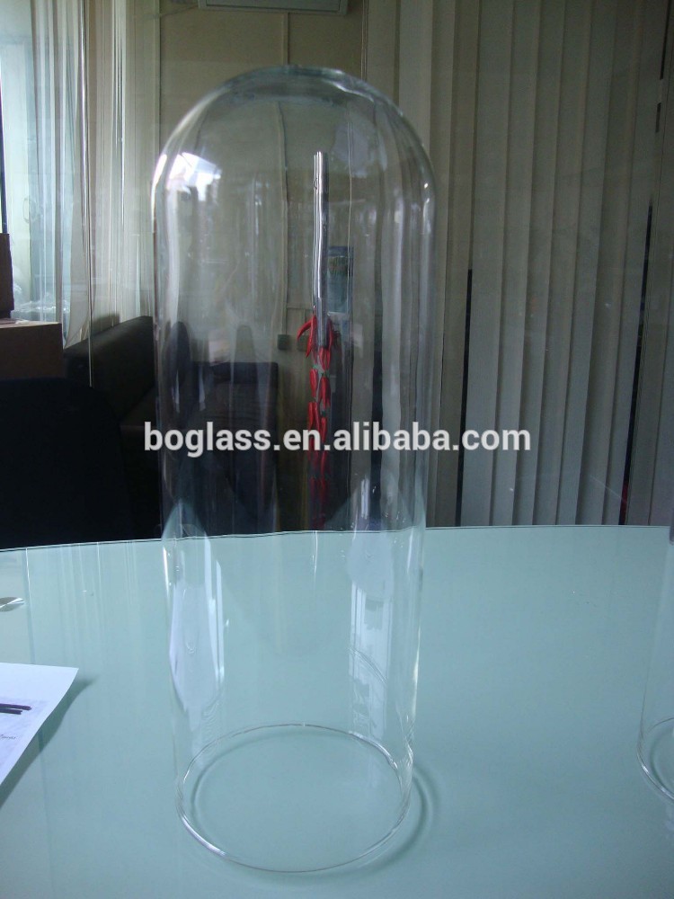 high quality big pyrex glass dome for lighting OD165xH470mm