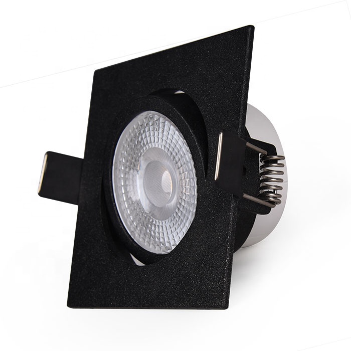 2 Years Warranty IP44 Ceiling Waterproof LED Spot Light, Double Rings Square Spot LED Lights