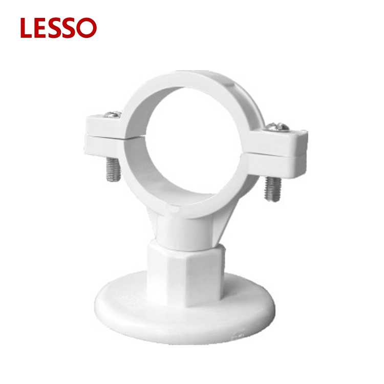 LESSO UPVC Fittings Saddle Style Clamp pvc pipe fitting saddle clamp