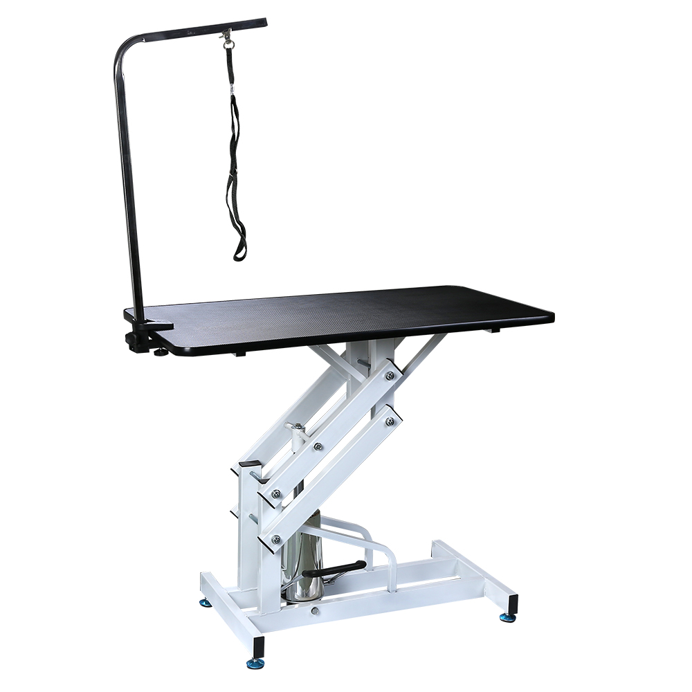 Veterinary clinic animal hydraulic manual vet beauty grooming table