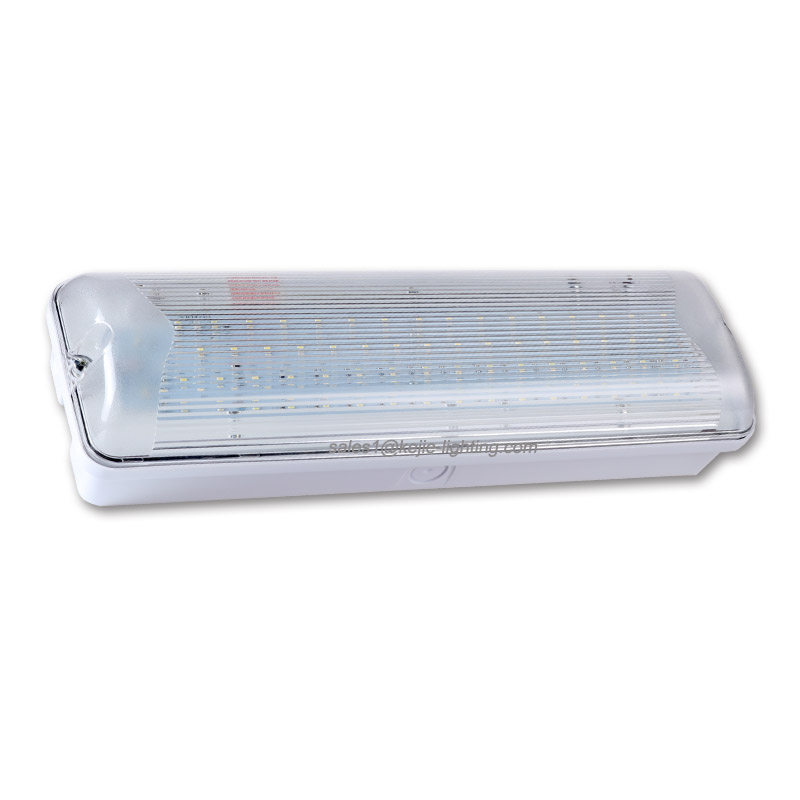 KEJIE Popular waterproof rechargeable emergency light IP65 emergency bulkhead 3H for TUV approved