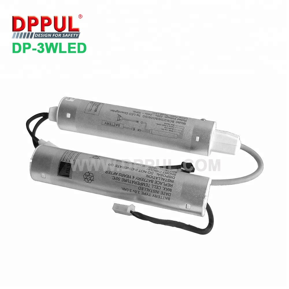 High quality aluminum alloy emergency LED downlight with emergency battery backup