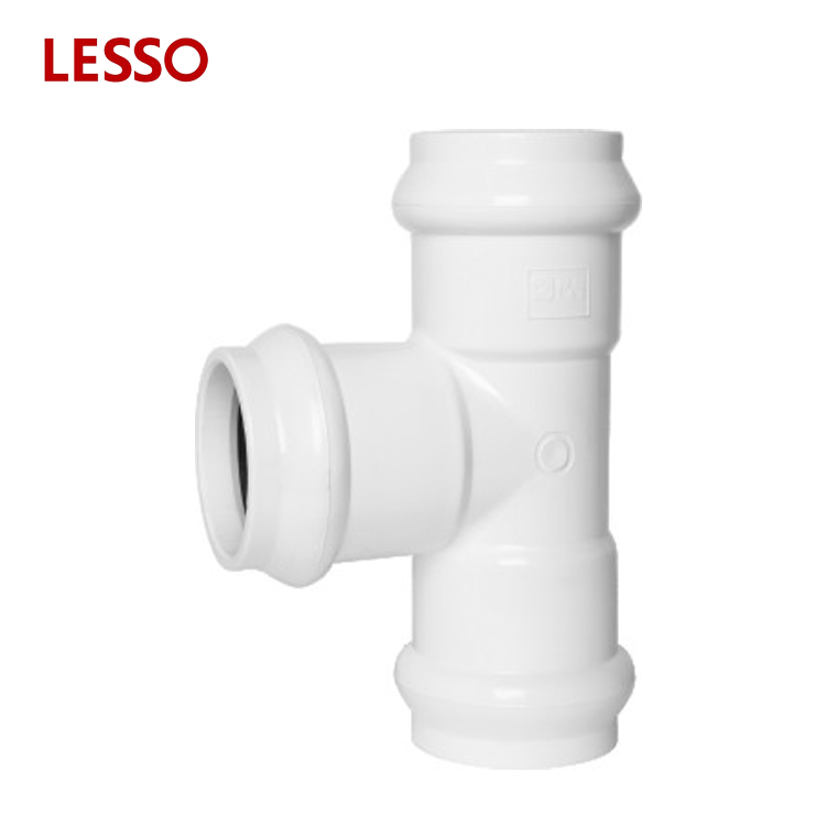 LESSO Reducing Tee (Gasket x Gasket x Gasket) standard reducing tee sizes