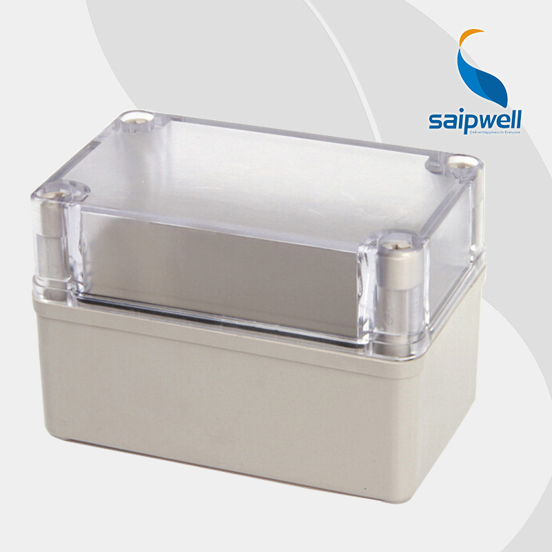 IP66 Waterproof Enclosure Box DS-AT-0813-!(80*130*85mm) Saipwell Junction Box Electronic Rail Din Enclosure