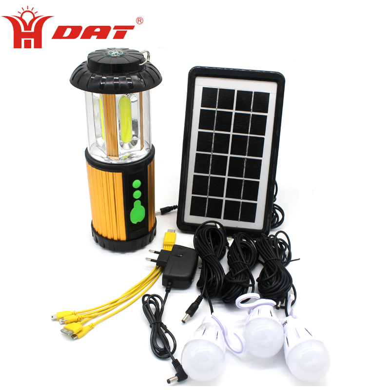 20W rechargeable Led camping light solar panel kit with compass AT-720