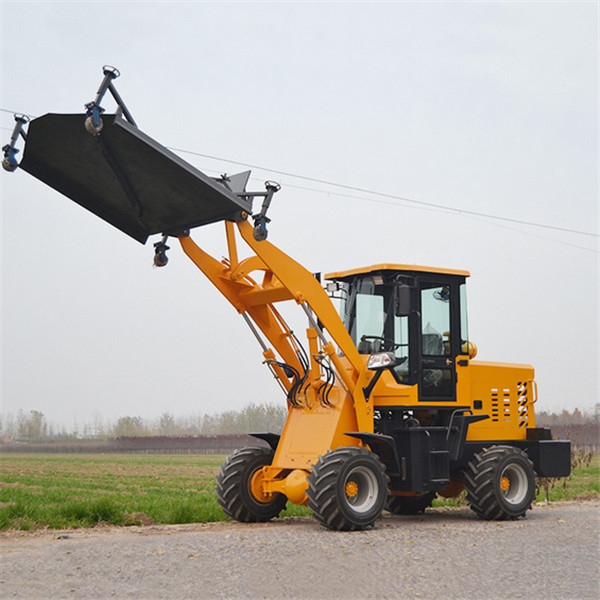Construction machinery 1.5tons telescopic wheel loader with quick attachment