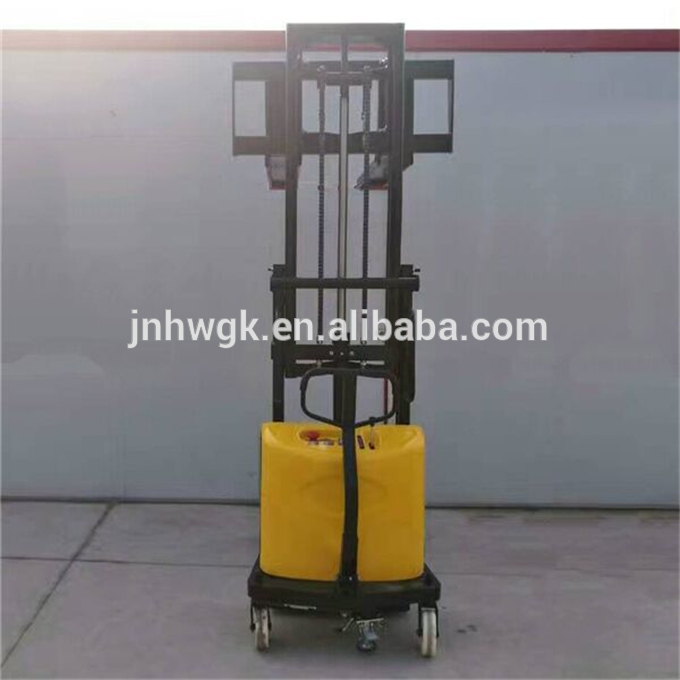 1 ton 1.6 m Powered Pallet Truck/ small electric stacker forklift