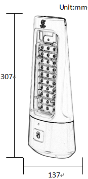 OEM ODM factory 30 led strong spot lighting emergency camping lamp