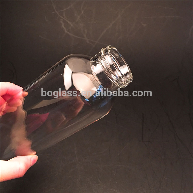 330ml/550ml clear empty glass water bottles sports drinking bottles automotive glass bottles