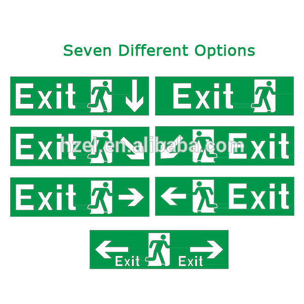 CE Approval Rechargeable Emergency LED Exit Sign