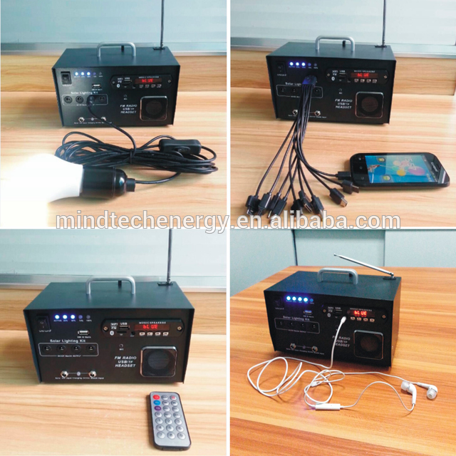 powered charging 10W mini solar light kits system for Africa