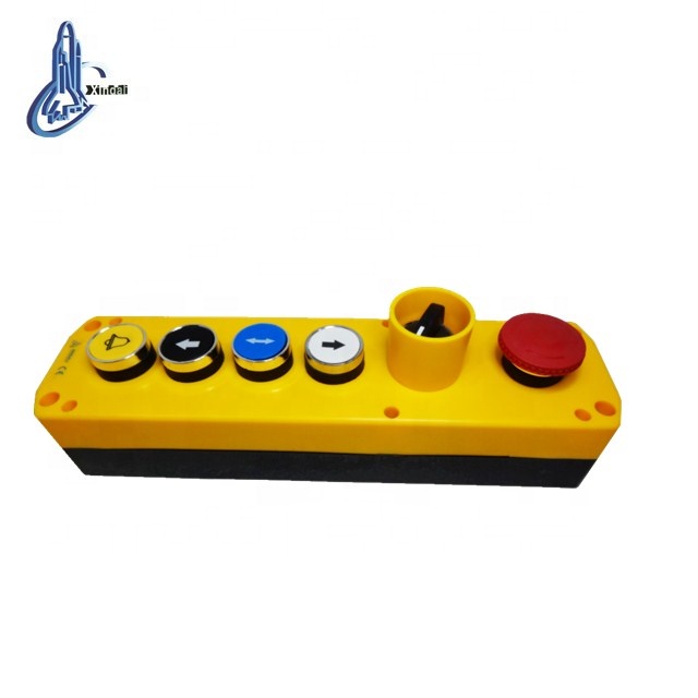 industrial 6 holes waterproof push button control box switch for crane/hoist/lift XDL721-JB661P