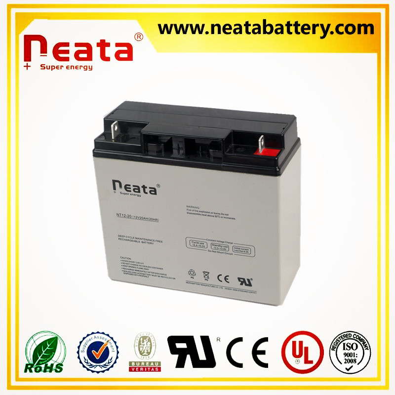 NEATA BATTERY 12v20AH lead acid battery for UPS system backup power supply