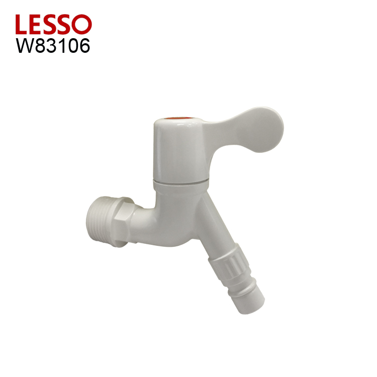 LESSO W83106 China hot sell classic long body plastic faucet tap single handle kitchen faucet