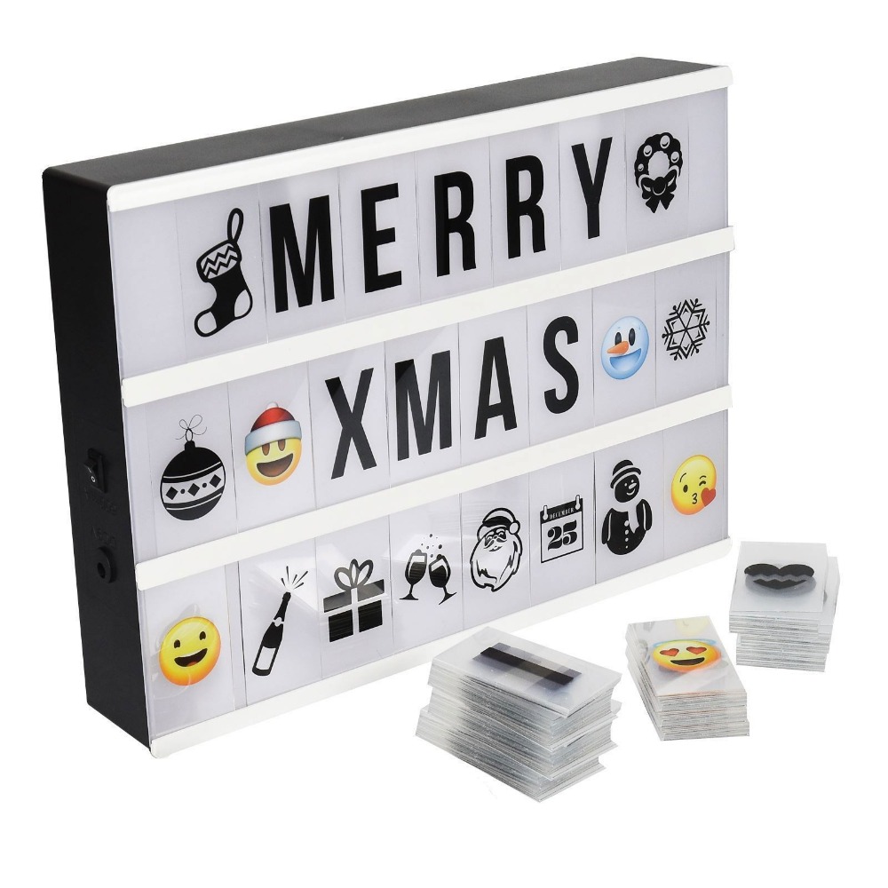 Brazil market Manufacturer letreros led programables led color letter lights sign box xmas gift