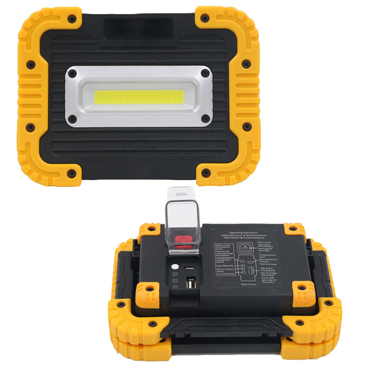 Portable Multifunctional Emergency Powerful Work Lamp Stand 10W COB LED Work Light