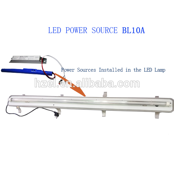 100% Watt Output Emergency Self-Test Power Source For Led Light/Tubes/Panels