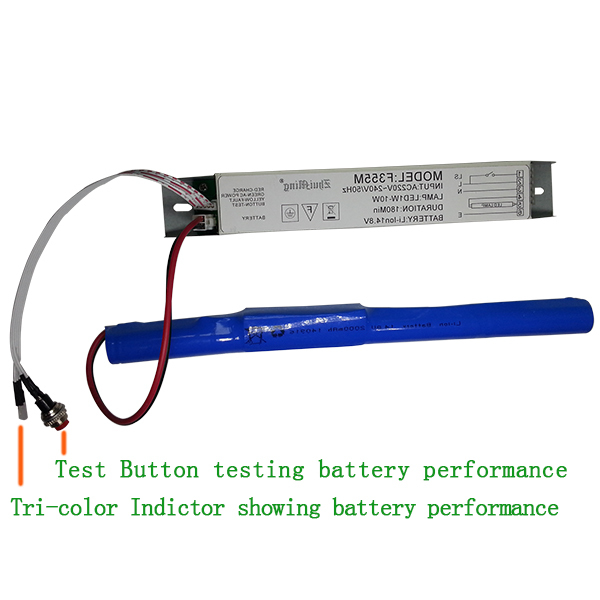 LED Fluorescent Emergency Light Power Supply Battery Kit