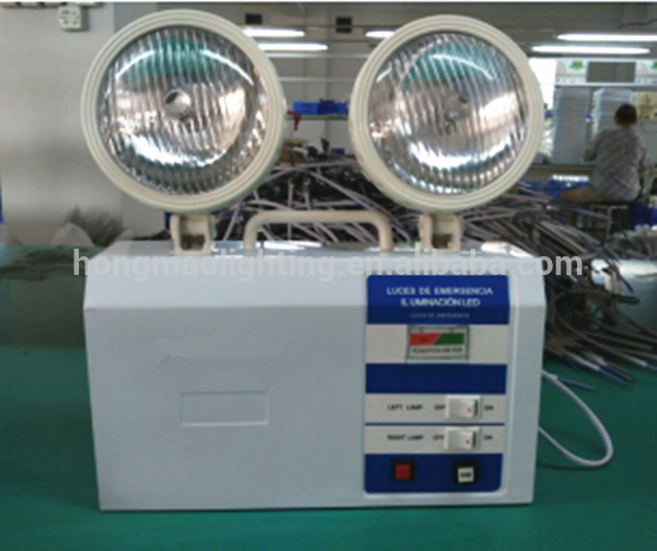 Fire resistant plastic rechargeable led passage emergency light