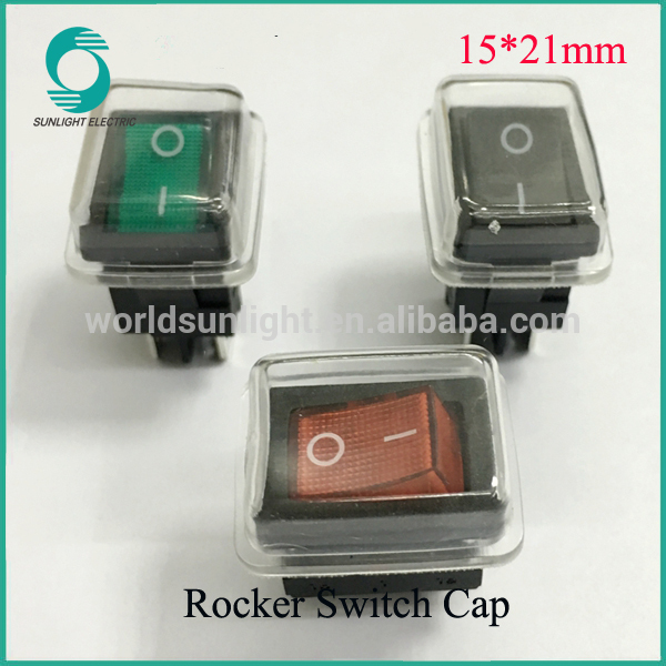 15*21mm KCD1 series WPC-01 waterproof rocker switch cover cap