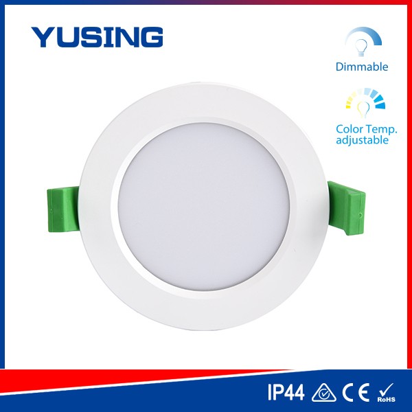 9 Watt LED Downlight Dimmable 240V IP44, Color Temperature Adjustable Downlight Australian Standard