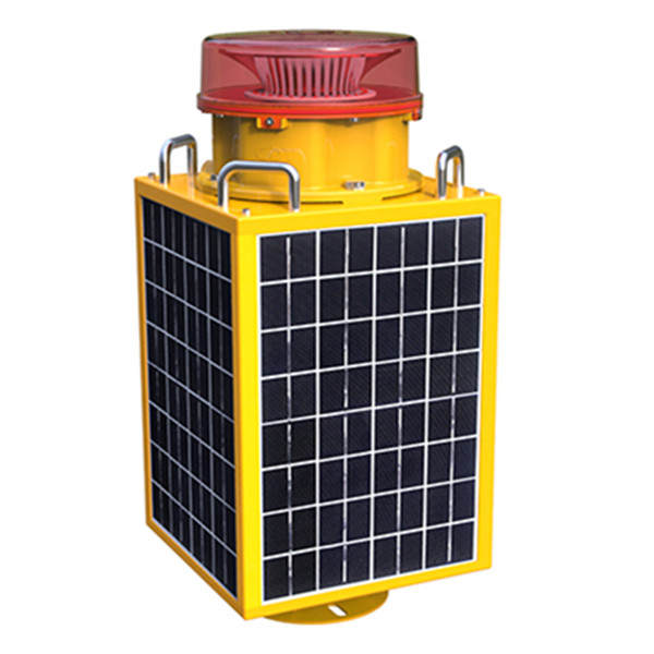 High structure strength aluminum alloy lamp body SUS304 stainless steel housing solar power aircraft warning lights