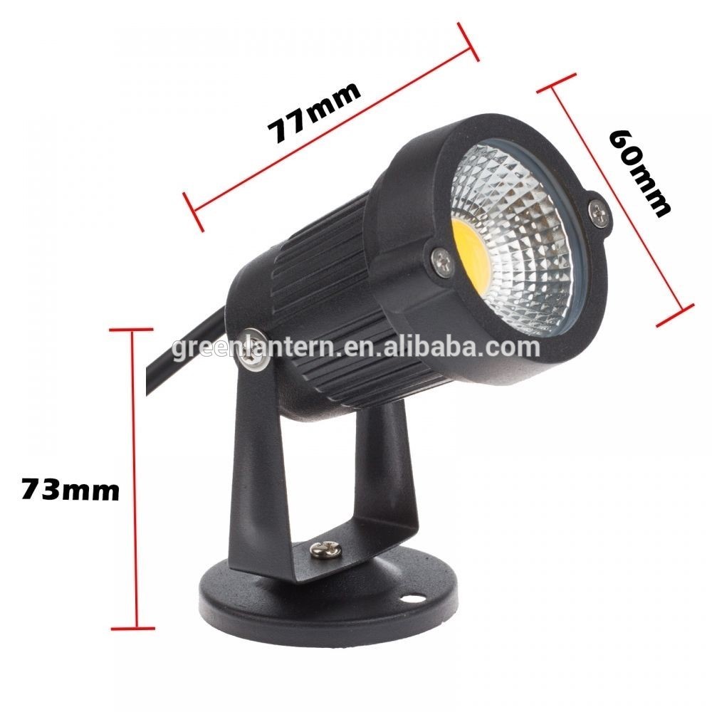 IP65 COB adjustable 3w landscape spot grass black 12 volt wanted 5w cob pole garden led light with spike