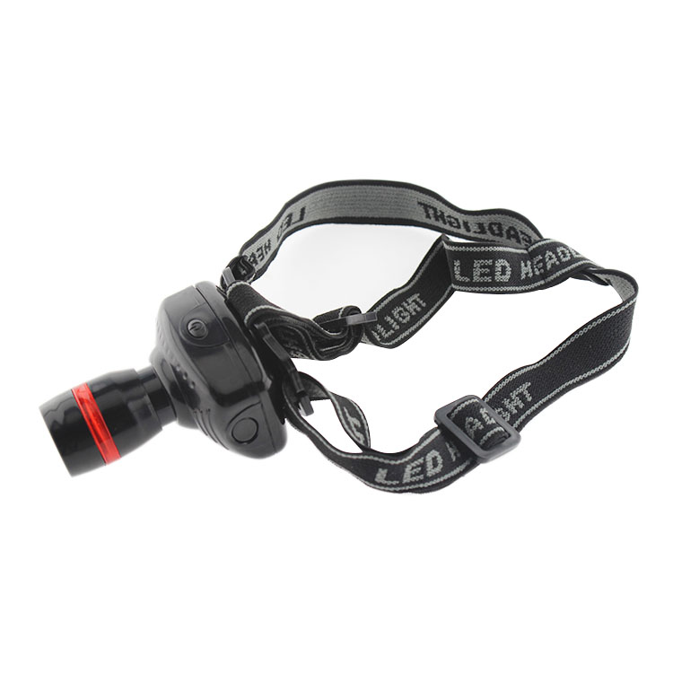 Emergency Plastic 1W Zoom AAA Battery Led Headlamps