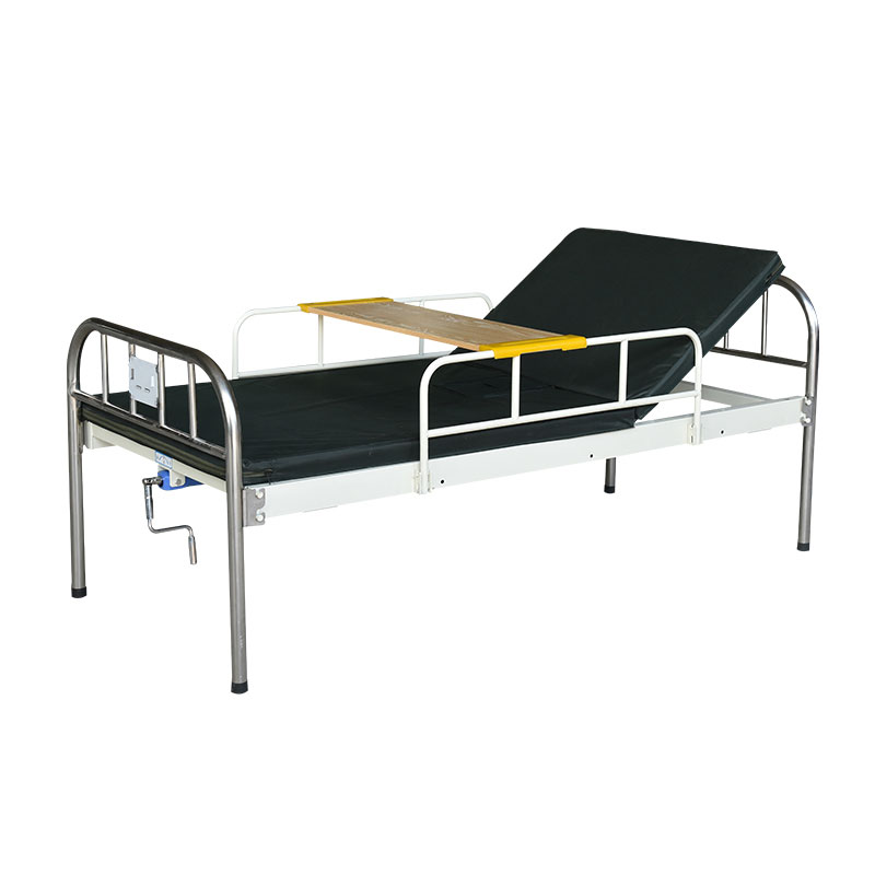 Factory Price One Function Single Crank Hospital Nursing Bed