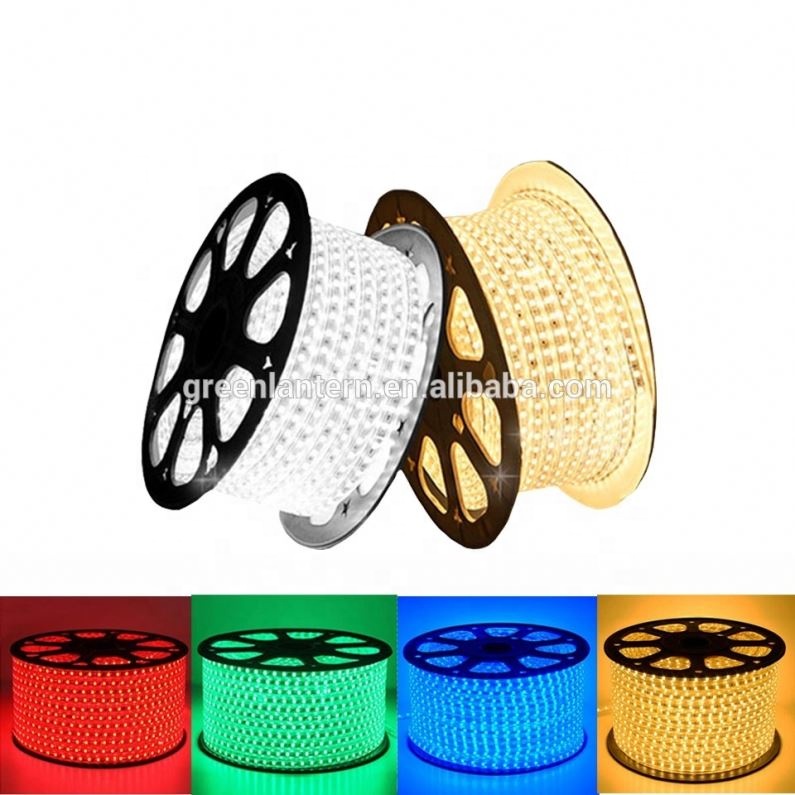 High Quality Single Color Smd 5050 LED Strip 220v 60/m led strip light Warm White Flexible LED Strip Light