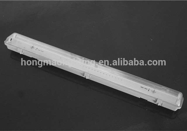 0.9m single tube plastic PC tri-proof led tube light housing t8 led light fixture