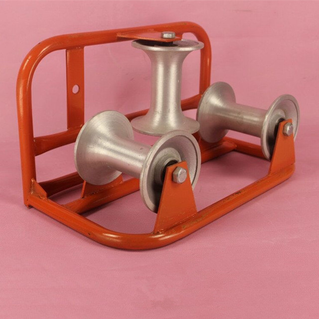 Conduit single Cable Laying Guide Roller with Aluminum/Nylon Wheel