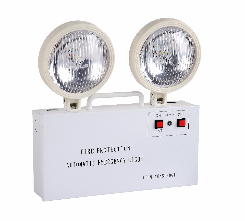 max bright 110V led twin spot emergency light