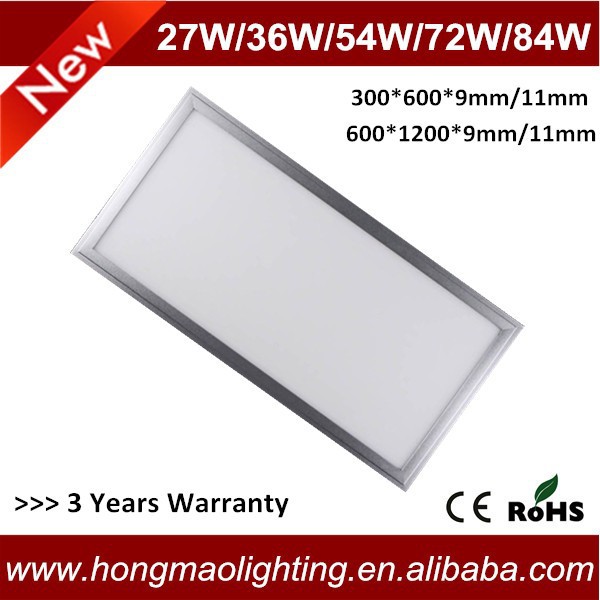 high quality led flat panel lighting 600 1200 2x4 54w 72w DLC ETL TUV GS 5 years warranty