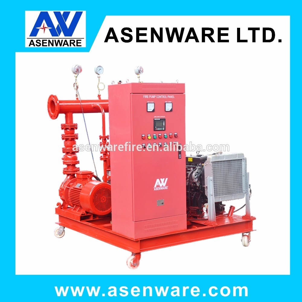 8 bar, 10 bar electrical motor driven fire pump with flow meter