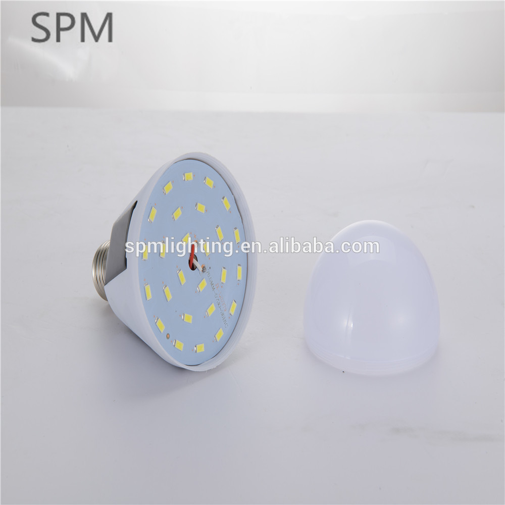 e27 7w 12w solar power rechargeable led emergency light outdoor bulb