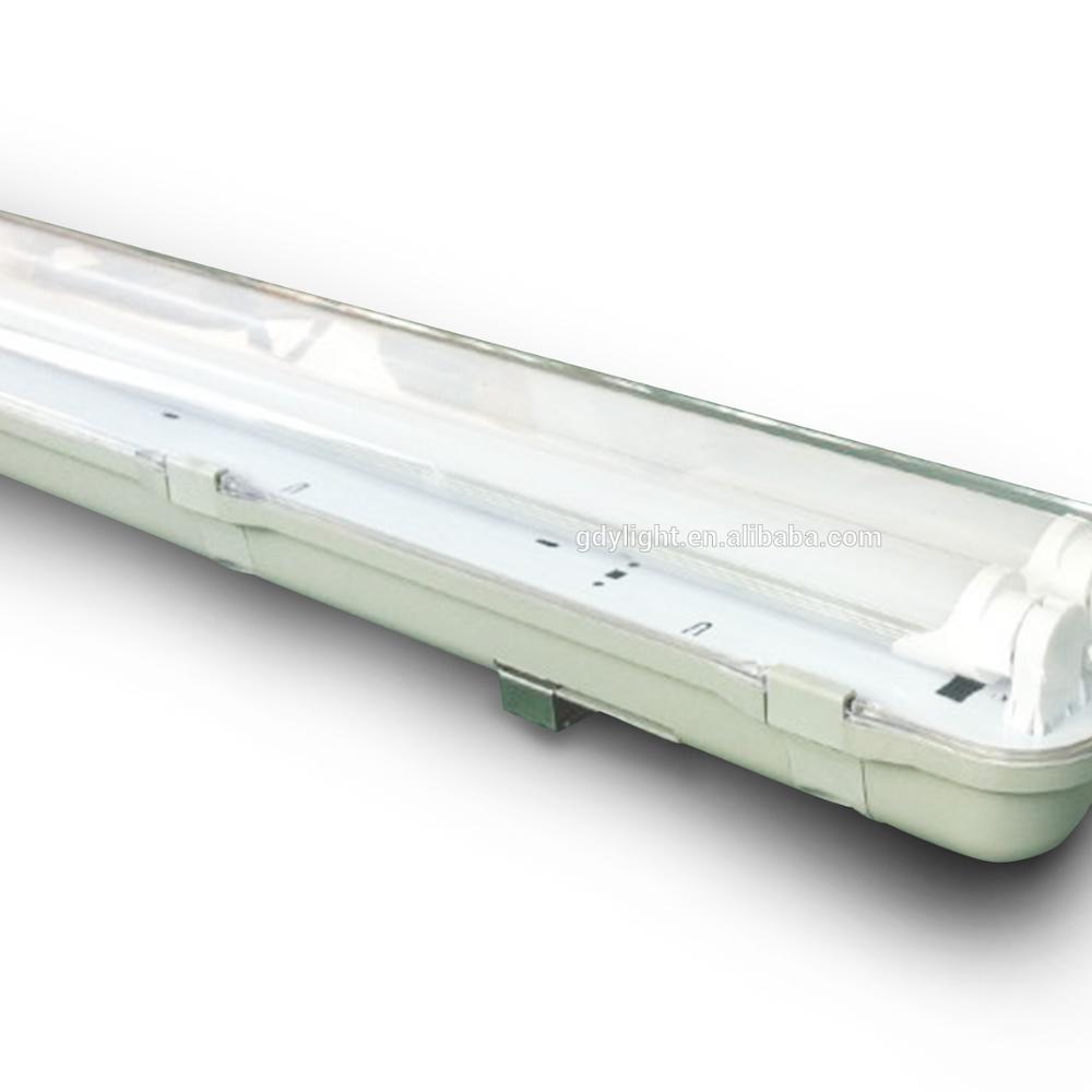 4ft LED Lighting Fixture IP65 with  Emergency Battery Backup 36w 1200mm T8 LED tube fixture DIP motion sensor