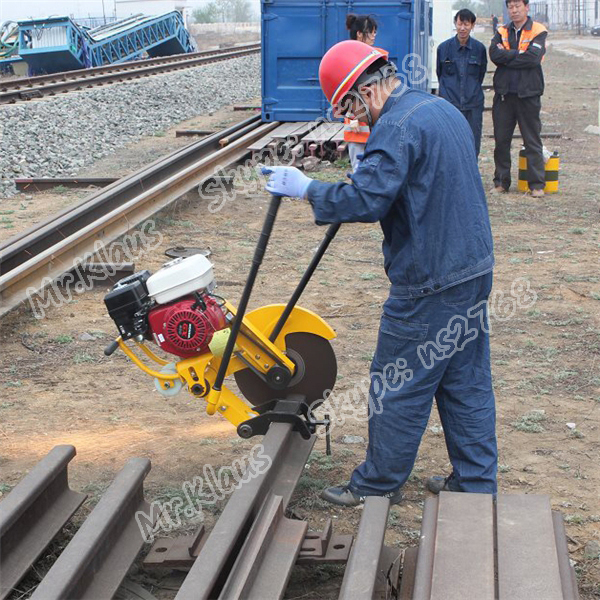 Government Procurement NQG-5III Model Rail Cutting Machine/Gas Engine Rails Cutter