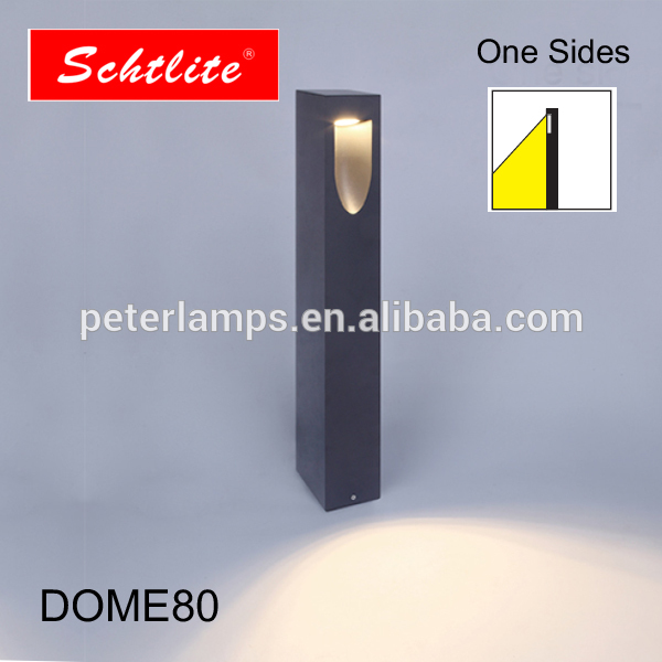 DOME garden outdoor one single side led bollard lighting