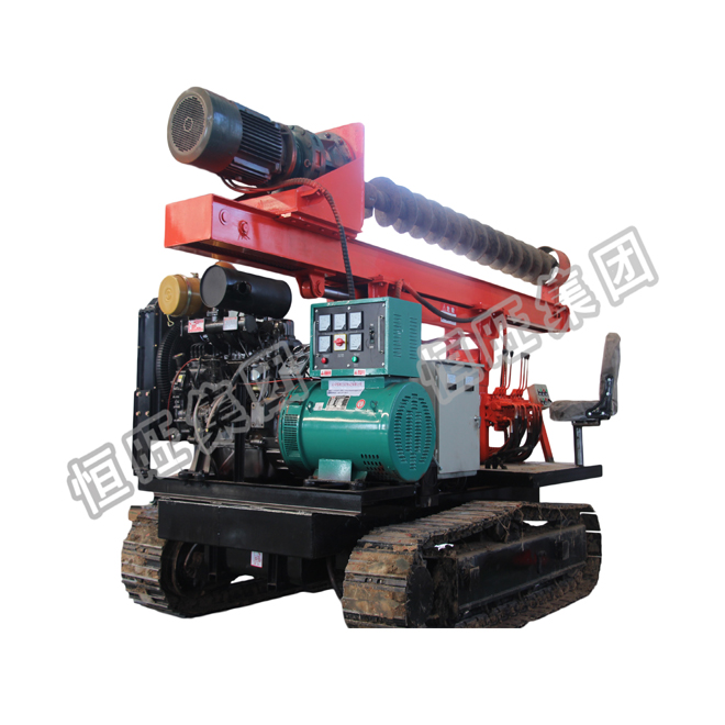 Hydraulic Spiral Screw Pile Driver Crawler Rotary Solar Pile Driver For Sale